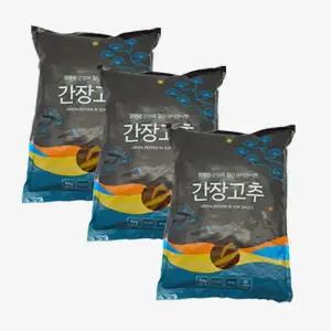[맛찬]간장고추 착한식품 4kg x 3개 업소용 대용량 반찬
