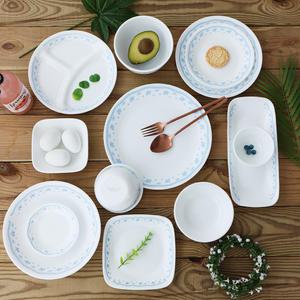 코렐 모닝블루 10인 그릇세트