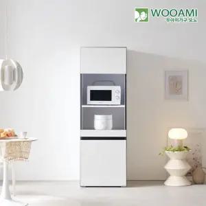 우아미가구 모노 마누 600 홈카페 주방수납장 냉장고장 오픈형