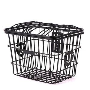 짐받이 장바구니 철 바스켓 걸이식바구니 탈부착 자전거 덮개형 바구니 G332