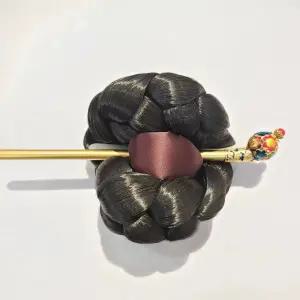 한복가채 한복머리 쪽머리 중전 마마 헤어 사극