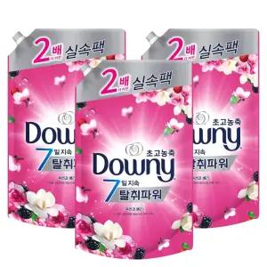 다우니 초고농축 섬유유연제 목련과 베리 리필 1.6L 3개