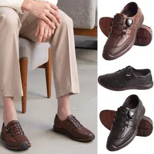 스티치 토캡 소가죽 다이얼 남성스니커즈 캐주얼로퍼 -ct116