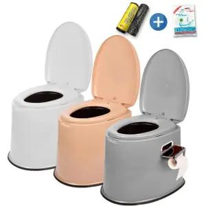 휴대용 이동식 변기 접이식 간이 화장실 캠핑용 좌변기 요강 폰거치형 화장실용품