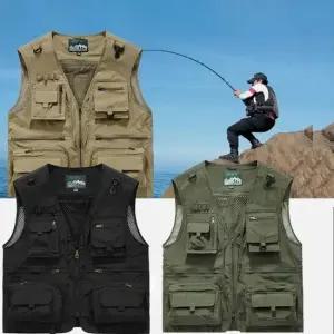 멀티포켓 전술조끼 낚시조끼 전술조끼 망사작업조끼 택배조끼 춘추 여름작