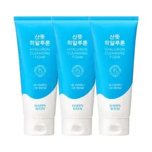 해피바스 산뜻 히알루론 클렌징폼 200g 3개