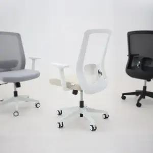 핏쳐 사무용 사무실 학생 컴퓨터 데스크 메쉬 팔걸이 체어 의자 CB1