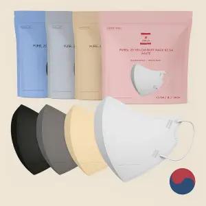 새부리형마스크 퓨어엘  KF94 일회용 마스크 대형 중 마스크 4가지 컬러