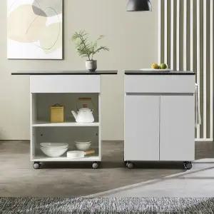 퍼니 이동바퀴 LPM코팅 도어서랍 주방수납장 조리대A형1개 FN_002