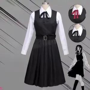 체인소맨 미타카 아사 코스프레 블랙 유니폼 여성 정장 데빌 전쟁 악마 애니 의상 코스튬