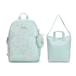[캉골키즈](타임스퀘어점패션관)플로라 백팩 세트 SE 0808 민트 (ASEBNP08080MI)