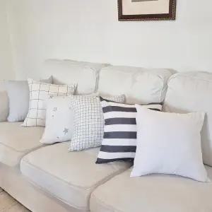 아사60수 플랫 쿠션커버(40x40) 1p