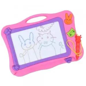 동물 스탬프 자석 스케치 보드 분홍/완구/장난감/낙서/아이/학습/패드/미니/유아/어린이/컬러/마그네틱