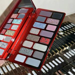 Cheeryep 16 컬러 아이 섀도우 Qianyan 플레이트 글리터 카멜론 매트 진주 빛 폭발성 플래시 Qian Yan Cowh