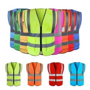 반사띠 안전조끼 형광 작업조끼 배달 야광 공사장 신호수 조끼 작업복 단체복