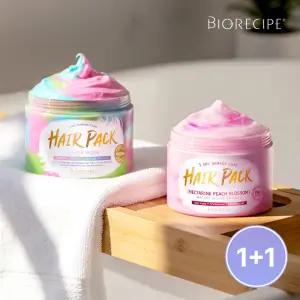 [2개] 바이오레시피 1초 데미지 케어 헤어팩 300g 2종 /트리트먼트 컨디셔너 린스 헤어클리닉 단백질트리트먼트 단백질헤어팩