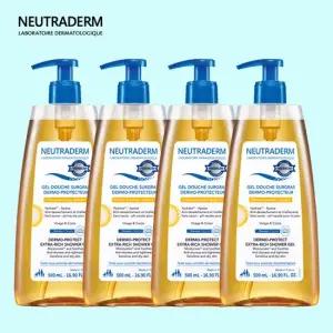 뉴트라덤 프랑스 직수입 엑스트라 리치 샤워젤 500ml 4개