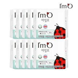 아임오 유기농 순면 생리대 롱 팬티라이너 20P x10개