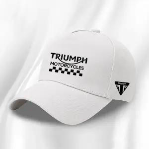 트라이엄프 오토바이 레이싱 모자 남녀 공용 야구 모자 여름 레저 레트로 디스트레스 선스크린 썬햇 코튼