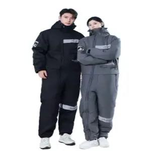 겨울 점프수트 방한 여성 우주복 작업복 일체형 동절기 블랙 전신 점프슈트 수트 오토바이