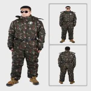 패딩 성인우주복 작업복 빅사이즈 오토바이 배달 낚시 겨울 보온 잠바 어깨스트레치 기모