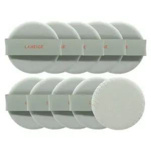 라네즈 네오 쿠션 파운데이션 메이크업 팩트 화장 퍼프 민트 10매