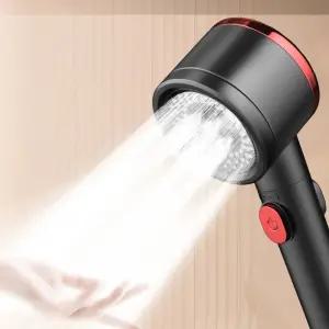 레드블랙 욕실 수압상승 절수 샤워 호스 샤워기 헤드/샤워기헤드/해드/고압/수압센/사워/파워/사워기/사워