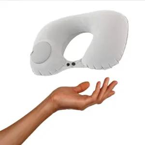 가벼운 에어펌프 목베개 여행용 기내용 비행기 휴대용 목쿠션