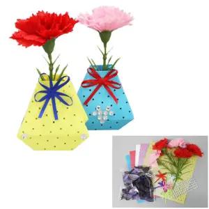 5인세트 유아비즈 카네이션 화분만들기 미술키트 유치원 어린이집 diy