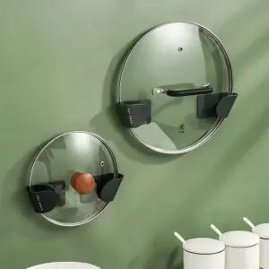 냄비 대 받침대 주방 주방 뚜껑 거치 착 걸이 다용도 벽부착 냄비뚜껑받침 조리도구받침 원하는곳에