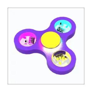 뉴 무지개 LED 자이로 스피너 만들기 (5인용)