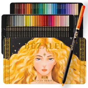 브살렐 네호라 색연필 72색 틴케이스 전문가용 유성색연필