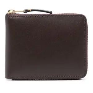 그레인드 레더 지퍼 지갑 SA7100 BROWN