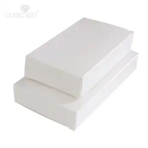 화이트 종이박스 무지 박스 100x170x20 고급 선물포장 유광코팅