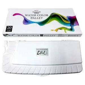 달리 수채화 팔레트 20칸 미술용품 (340x165x22mm) (1개입) eoeo붓 swc물감