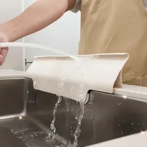 하루앤코 싱크대 물막이 스완 실리콘 설거지 가림막 물튀김방지