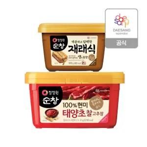 청정원 순창 찰고추장2kg+재래식생된장500g