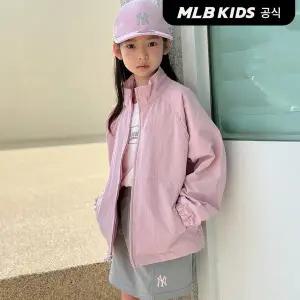 [MLB키즈][50%OFF](공식)25SS 베이직 아웃도어 바람막이 NY (Mg.Pink) 7AWJB0353-50PKM