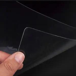 얇은 PVC 연질 투명 A5크기 테이블매트 유리대용 미끄럼방지 식탁 책상 가구보호필름 먼지차단덮개