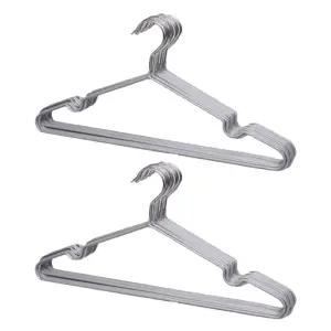 KR리빙 영스타 논슬립 PVC 코팅옷걸이 그레이 20개