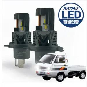 합법 LED 전조등 자동차전구 라이트 램프 상하향등 일체형 블루라벨 H4, 화이트, 쉐보레_뉴 라보