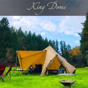 제드 킹돔 티피텐트 3인용 실리콘 75D 경량 육면체 벤틸 시트 포함