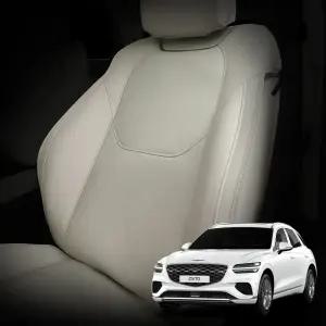 루젠 제네시스 GV70 페이스리프트 시트커버 차량용 등쿠션 방석