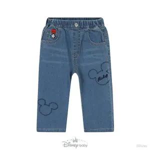 [디즈니베이비](신세계 사우스시티)[26년 봄신상]미키쓰리써클일자데님바지(BLUE)_79T122005