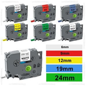 브라더 P 터치 PT-H110 라벨 프린터 호환 231 테이프, 라미네이트 6mm,