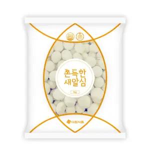 다림죽 쫀득한새알심 1kg 1개 국내산 찹쌀과 국산 멥쌀로 만든 옹심이