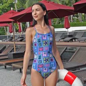 레몬슈가 여자 원피스 수영복 A082318 스포티수영복