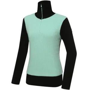 국내정품 와이드앵글 여성 골프웨어 니트 티셔츠 CF 짚업형 카라 방풍 풀오버 L 여자골프선물 브이넥니트