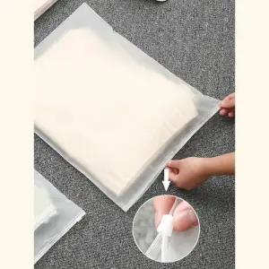 [라일리] Rly 휴대용 여행용 지퍼백 투명 파우치 특대형(28cmx40cm)