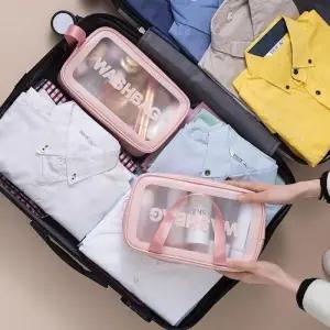 [라일리] Rly 방수화장품 파우치 여행용 세면가방 목욕용 가방 백